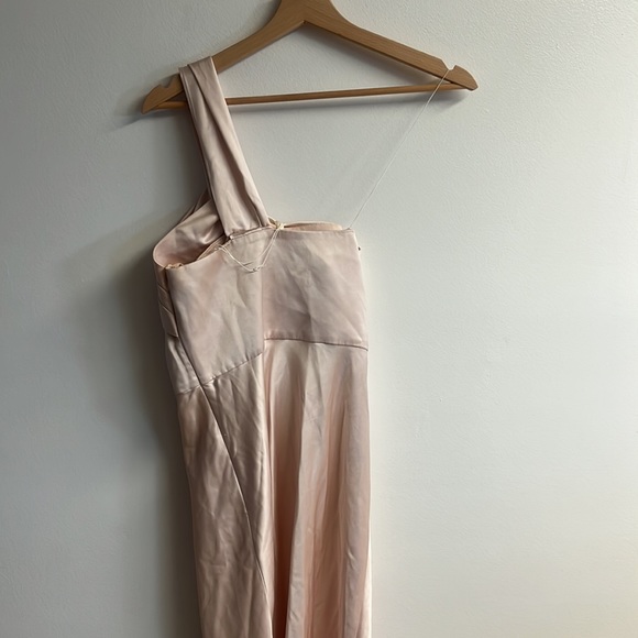 Significant Other silky blush pink midi dress size 4 - Picture 5 of 8